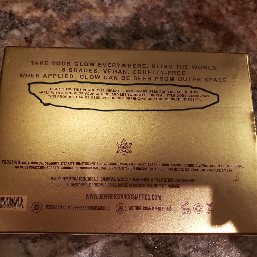 BEWARE of fake Jeffree Star pro palettes!